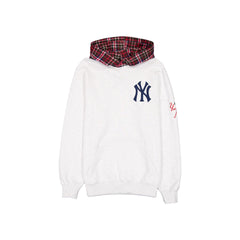 New York Yankees Old School Gray Snap Hoodie