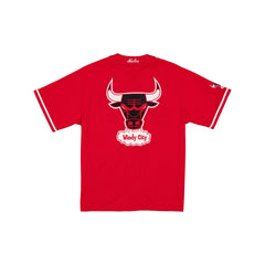 Chicago Bulls Hardwood Classics Scarlet Button-Up T-Shirt