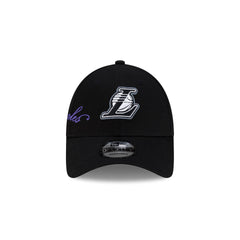 Los Angeles Lakers Cross Panel Script 9FORTY Adjustable Hat