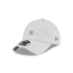 New York Yankees Mini Logo Ivory Casual Classic Adjustable Hat