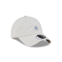 New York Yankees Mini Logo Ivory Casual Classic Adjustable Hat
