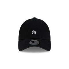 New York Yankees Mini Logo Black Casual Classic Adjustable Hat