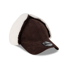 New Era Cap Brown Corduroy Dog Ear 9FORTY Adjustable Hat