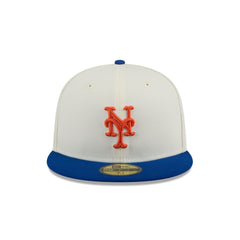 New York Mets Chrome 59FIFTY Fitted Hat
