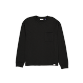 Aurora Black Long Sleeve Pocket T-Shirt