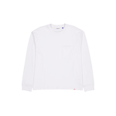 Aurora Optic White Long Sleeve Pocket T-Shirt