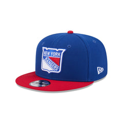 New York Rangers Red Visor 9FIFTY Snapback Hat