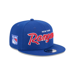 New York Rangers Script 9FIFTY Snapback Hat