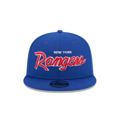 New York Rangers Script 9FIFTY Snapback Hat