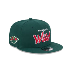 Minnesota Wild Script 9FIFTY Snapback Hat
