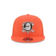Anaheim Ducks Team Tag 9FIFTY Trucker Hat