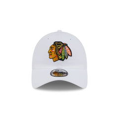 Chicago Blackhawks White 9TWENTY Adjustable Hat