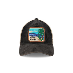 Miami Marlins Vintage Landscape 9TWENTY A-Frame Trucker Hat