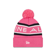 BWT Alpine F1 Team Pop Pink Pom Knit Hat