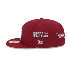 Mexico Baseball New Era Anniversary Logos Maroon 59FIFTY Fitted Hat