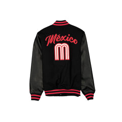 Mexico Baseball Black Bomber Jacket