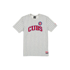 Chicago Cubs Throwback Retro Gray Pinstripe T-Shirt