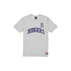 Brooklyn Dodgers Throwback Retro Gray Pinstripe T-Shirt