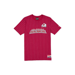 Colorado Avalanche Throwback Retro Pinstripe T-Shirt