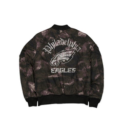 Alpha Industries x Philadelphia Eagles Black Camo MA-1 Bomber Jacket
