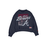 Atlanta Braves Throwback Women's Washed Crewneck