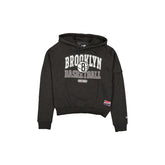 Brooklyn Nets Throwback Women's Glitter Hoodie