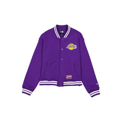 Los Angeles Lakers Throwback Women's Snap Front Jacket