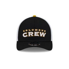 Columbus Crew 2025 Jersey Hook Black 9FORTY M-Crown A-Frame Snapback Hat