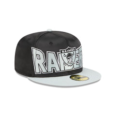 Las Vegas Raiders Bold Satin 59FIFTY Fitted Hat