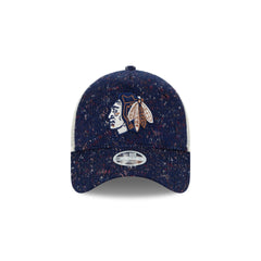 Chicago Blackhawks Knit Women's 9FORTY A-Frame Trucker Hat
