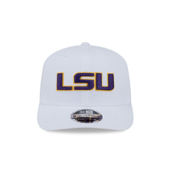 LSU Tigers Optic White Performance 9SEVENTY Stretch-Snap Hat