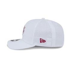 Morehouse Tigers Optic White Performance 9SEVENTY Stretch-Snap Hat