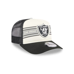 Las Vegas Raiders Banner 9FIFTY A-Frame Trucker Hat