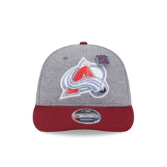 Colorado Avalanche Heather Gray Wool Low Profile 9FIFTY Snapback Hat