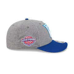 New York Rangers Heather Gray Wool Low Profile 9FIFTY Snapback Hat