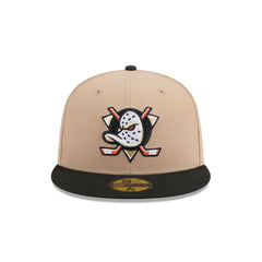 Anaheim Ducks Camel 59FIFTY Fitted Hat