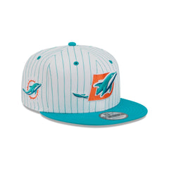 Miami Dolphins Deceptor Pinstripe 9FIFTY Snapback Hat