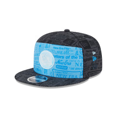 New Era Cap Cerulean Blue Split Panel 9FIFTY Snapback