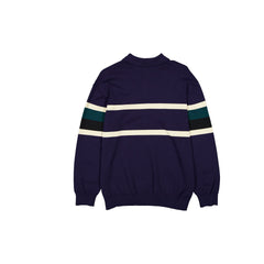 New York Yankees Navy Knit Rugby Shirt