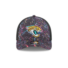 Jacksonville Jaguars 2025 Crucial Catch 9FORTY M-Crown A-Frame Trucker Hat
