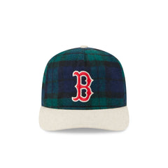 Boston Red Sox Plaid Letterman 19TWENTY Adjustable Hat