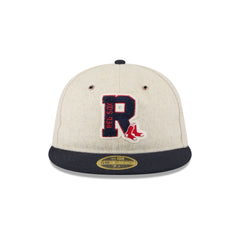 Boston Red Sox Wool Letterman Retro Crown 59FIFTY Fitted Hat