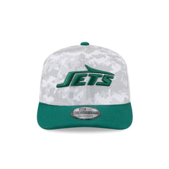 New York Jets 2025 Salute to Service Fan Gear 9SEVENTY Stretch-Snap Hat