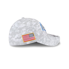 Los Angeles Rams 2025 Salute to Service Fan Gear 39THIRTY Stretch Fit Hat