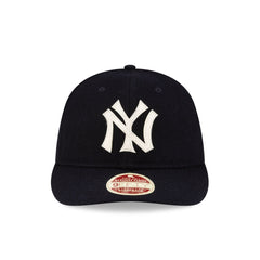 New York Yankees Melton Wool Heritage Series Retro Crown 9FIFTY Strapback Hat