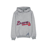 Atlanta Braves Game Day Heather Gray Hoodie