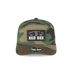 Boston Red Sox Property of Patch Camo Split Panel 9SEVENTY Stretch-Snap Hat
