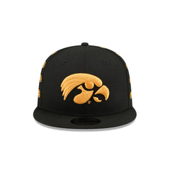 Iowa Hawkeyes Sticker Helmet 9FIFTY Snapback Hat