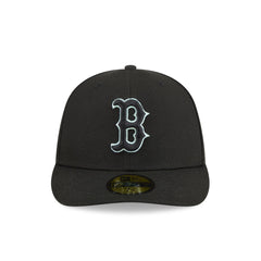 Boston Red Sox Black Pre-Curve 59FIFTY Fitted Hat