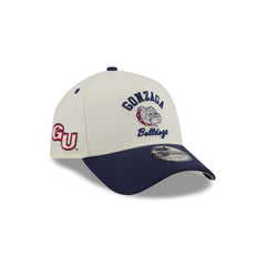Gonzaga Bulldogs Chrome White Arched 9FORTY A-Frame Snapback Hat